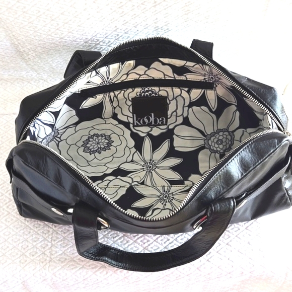 ( Kooba ) Leather Bag in Black / Silver Hardware - Picture 10 of 11